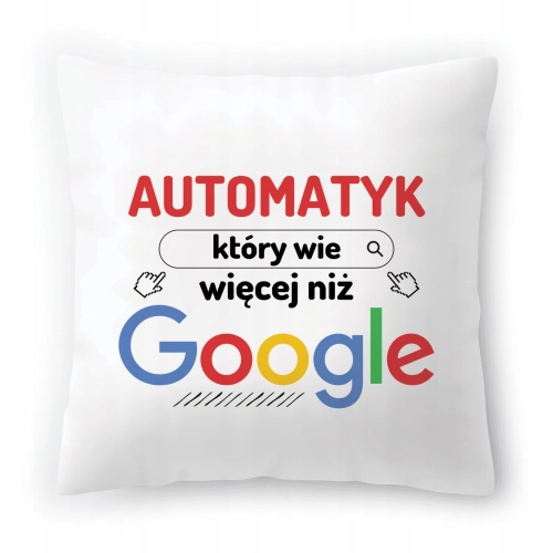 Poduszka Dla Automatyka na Urodziny Prezent z Nadrukiem ze Zdjęciem