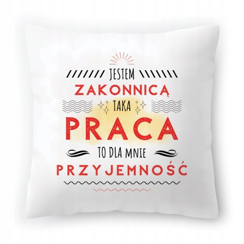 Poduszka Dla Zakonnicy na Urodziny Prezent z Nadrukiem ze Zdjęciem