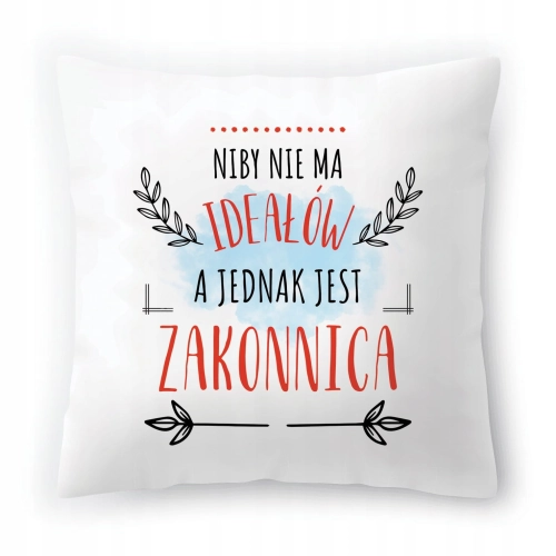Poduszka Dla Zakonnicy na Urodziny Prezent z Nadrukiem ze Zdjęciem