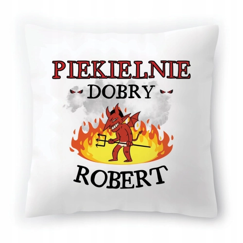 Poduszka Dla Roberta na Urodziny Imieniny Prezent z Nadrukiem ze Zdjęciem