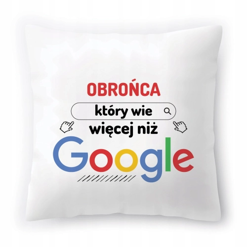 Poduszka Dla Obrońcy na Urodziny Prezent z Nadrukiem ze Zdjęciem