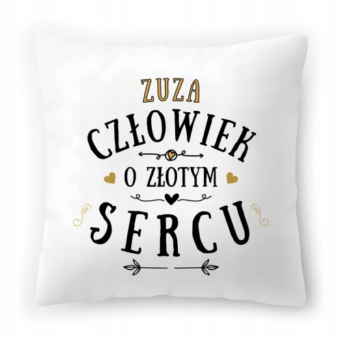 Poduszka Dla Zuzy na Urodziny Imieniny Prezent z Nadrukiem ze Zdjęciem