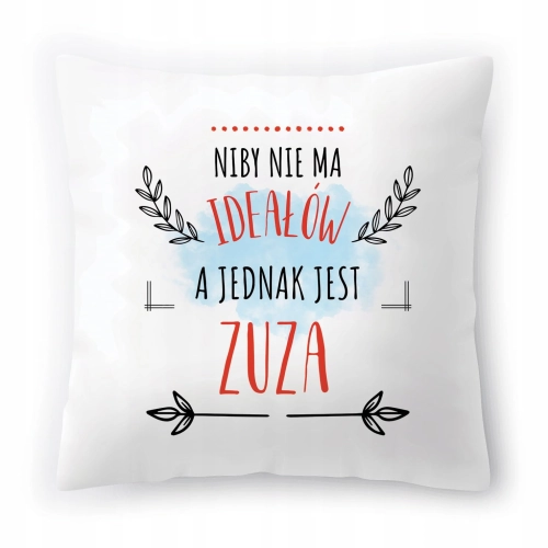 Poduszka Dla Zuzy na Urodziny Imieniny Prezent z Nadrukiem ze Zdjęciem