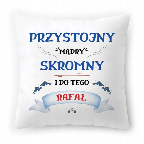 Poduszka Dla Rafała na Urodziny Imieniny Prezent z Nadrukiem ze Zdjęciem