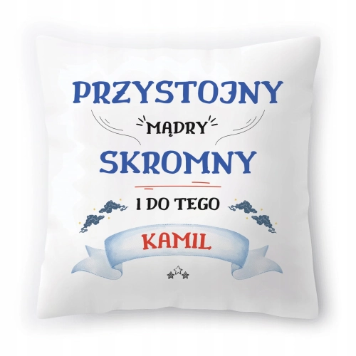 Poduszka Dla Kamila na Urodziny Imieniny Prezent z Nadrukiem ze Zdjęciem