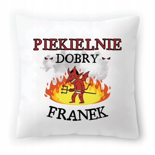 Poduszka Dla Franka na Urodziny na Prezent z Nadrukiem ze Zdjęciem