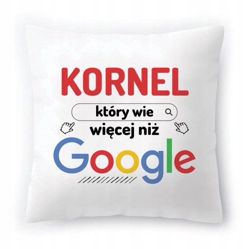Poduszka Dla Kornela na Urodziny na Prezent z Nadrukiem ze Zdjęciem