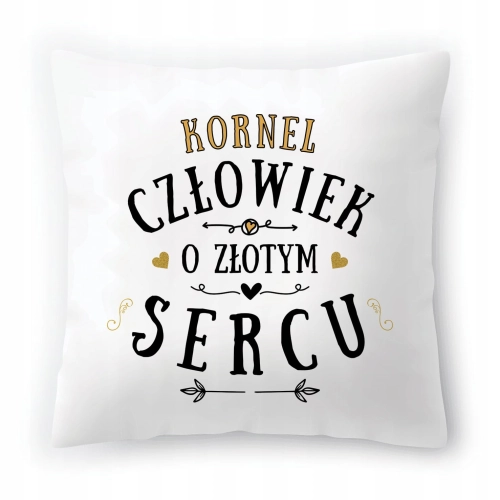Poduszka Dla Kornela na Urodziny na Prezent z Nadrukiem ze Zdjęciem