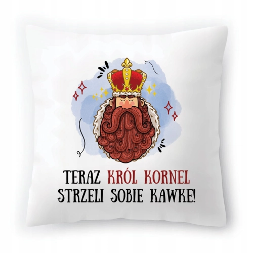 Poduszka Dla Kornela na Urodziny na Prezent z Nadrukiem ze Zdjęciem