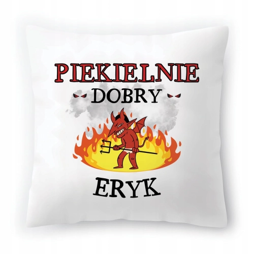 Poduszka Dla Eryka na Urodziny Imieniny na Prezent z Nadrukiem ze Zdjęciem