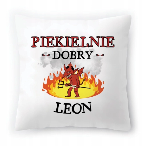 Poduszka Dla Leona na Urodziny Imieniny na Prezent z Nadrukiem ze Zdjęciem