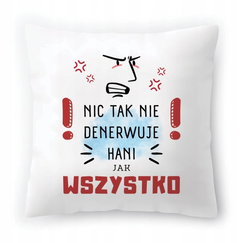 Poduszka Dla Hani na Urodziny Imieniny na Prezent z Nadrukiem ze Zdjęciem