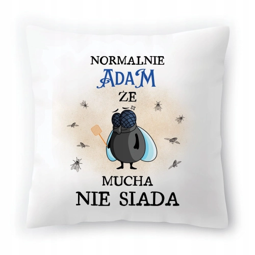 Poduszka Dla Adama na Urodziny Imieniny na Prezent z Nadrukiem ze Zdjęciem