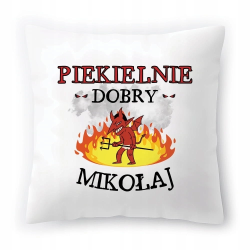 Poduszka Dla Mikołaja na Urodziny Imieniny Prezent z Nadrukiem ze Zdjęciem