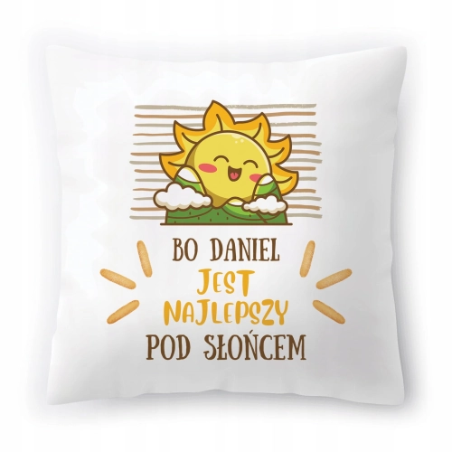 Poduszka Dla Daniela na Imieniny Urodziny Prezent z Nadrukiem ze Zdjęciem