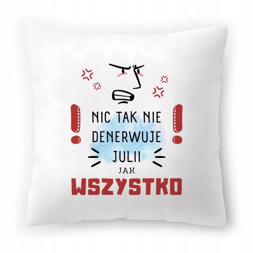 Poduszka Dla Juli na Urodziny Imieniny Prezent z Nadrukiem ze Zdjęciem