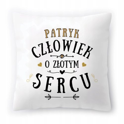 Poduszka Dla Patryka na Urodziny Imieniny Prezent z Nadrukiem ze Zdjęciem