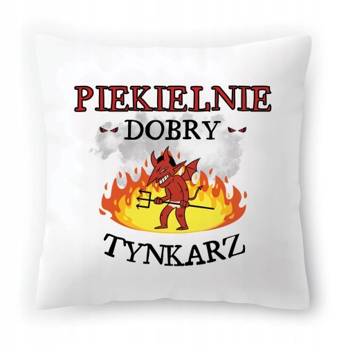 Poduszka Dla Tynkarza na Urodziny Prezent z Nadrukiem ze Zdjęciem