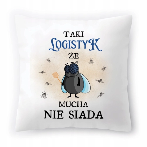 Poduszka Dla Logistyka na Urodziny Prezent z Nadrukiem ze Zdjęciem