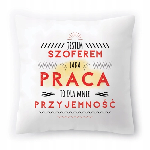 Poduszka Dla Szofera na Urodziny Imieniny Prezent z Nadrukiem ze Zdjęciem