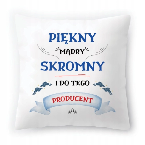 Poduszka Dla Producenta Urodziny Imieniny Prezent z Nadrukiem ze Zdjęciem
