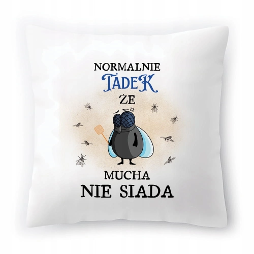 Poduszka Dla Tadka na Urodziny Imieniny Prezent z Nadrukiem ze Zdjęciem