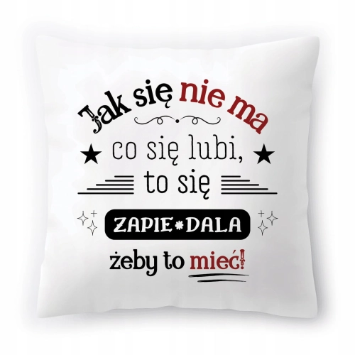 Poduszka Śmieszna zabawna na Urodziny Prezent z Nadrukiem ze Zdjęciem