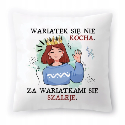Poduszka Śmieszna zabawna na Urodziny Prezent z Nadrukiem ze Zdjęciem