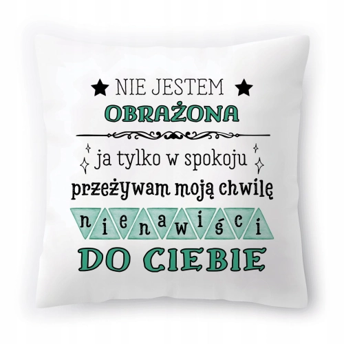 Poduszka Śmieszna zabawna na Urodziny Prezent z Nadrukiem ze Zdjęciem