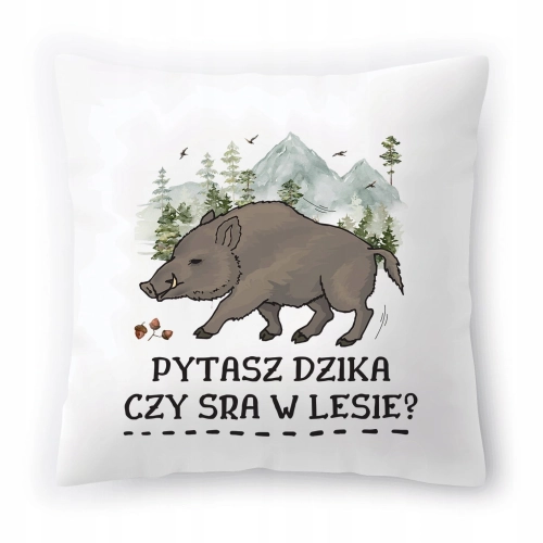 Poduszka Śmieszna zabawna na Urodziny Prezent z Nadrukiem ze Zdjęciem
