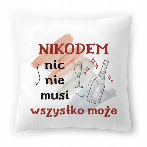 Poduszka Dla Nikodema na Imieniny Urodziny Prezent z Nadrukiem ze Zdjęciem