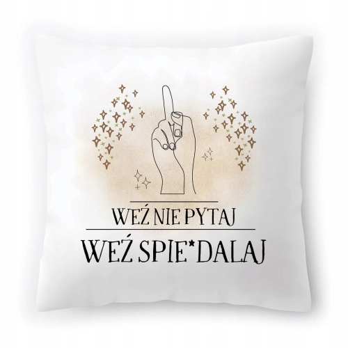 Poduszka Śmieszna zabawna na Urodziny Prezent z Nadrukiem ze Zdjęciem