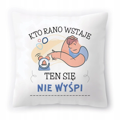 Poduszka Śmieszna zabawna na Urodziny Prezent z Nadrukiem ze Zdjęciem