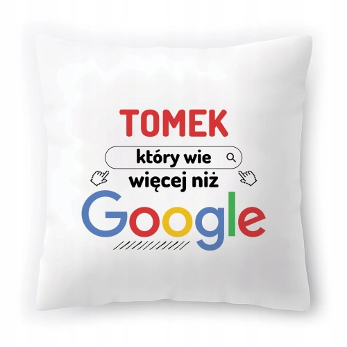 Poduszka Dla Tomka na Urodziny Imieniny Prezent z Nadrukiem ze Zdjęciem
