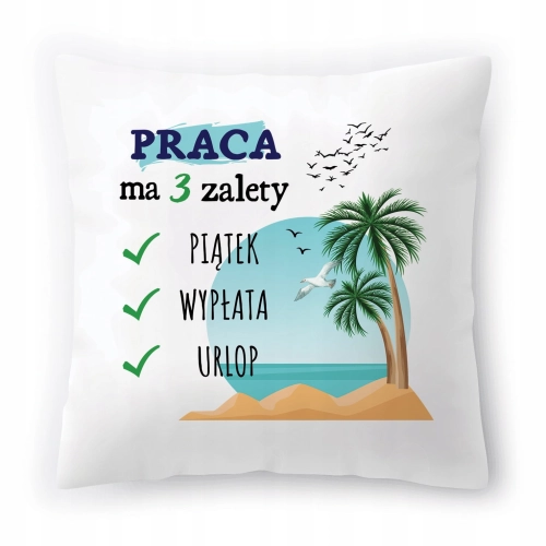 Poduszka Śmieszna zabawna na Urodziny Prezent z Nadrukiem ze Zdjęciem