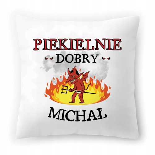 Poduszka Dla Michała na Urodziny Imieniny Prezent z Nadrukiem ze Zdjęciem