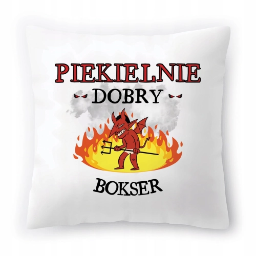 Poduszka Dla Boksera na Urodziny Prezent z Nadrukiem ze Zdjęciem
