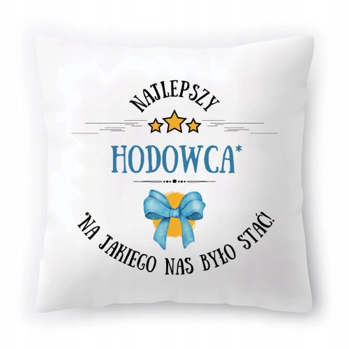 Poduszka Dla Hodowcy na Urodziny Prezent z Nadrukiem ze Zdjęciem