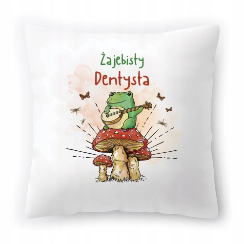 Poduszka Dla Dentysty na Urodziny Imieniny Prezent z Nadrukiem ze Zdjęciem