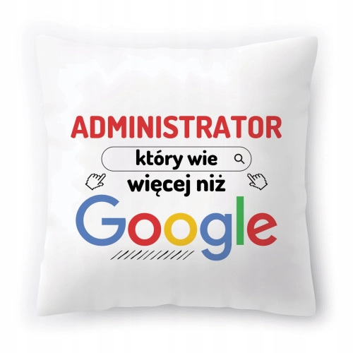 Poduszka Dla Administratora na Urodziny Prezent z Nadrukiem ze Zdjęciem