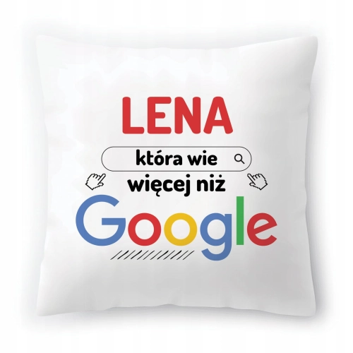 Poduszka Dla Leny na Urodziny Imieniny na Prezent z Nadrukiem ze Zdjęciem