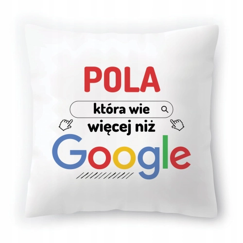 Poduszka Dla Poli na Urodziny Imieniny Prezent z Nadrukiem ze Zdjęciem