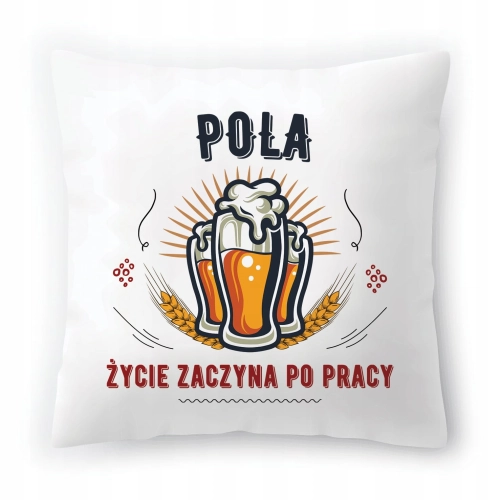 Poduszka Dla Poli na Urodziny Imieniny Prezent z Nadrukiem ze Zdjęciem