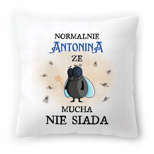 Poduszka Dla Antoniny na Urodziny na Prezent z Nadrukiem ze Zdjęciem