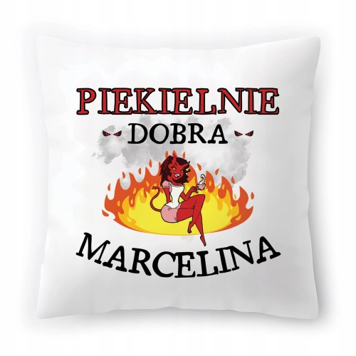 Poduszka Dla Marceliny na Urodziny na Prezent z Nadrukiem ze Zdjęciem