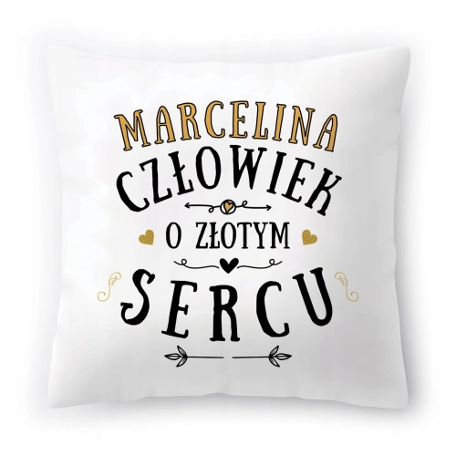 Poduszka Dla Marceliny na Urodziny na Prezent z Nadrukiem ze Zdjęciem