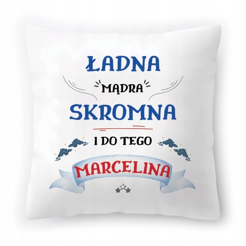 Poduszka Dla Marceliny na Urodziny na Prezent z Nadrukiem ze Zdjęciem