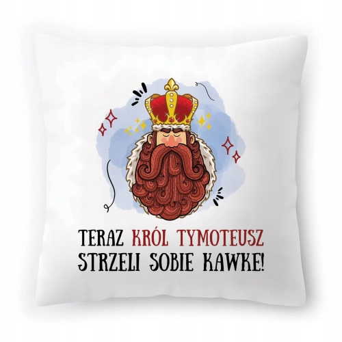 Poduszka Dla Tymoteusza Tymka Imieniny na Prezent z Nadrukiem ze Zdjęciem