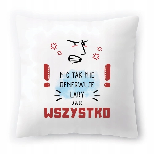 Poduszka Dla Lary na Urodziny Imieniny Prezent z Nadrukiem ze Zdjęciem