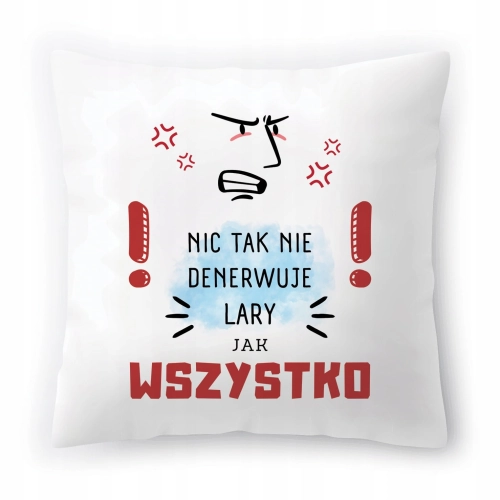 Poduszka Dla Laury na Urodziny Imieniny na Prezent z Nadrukiem ze Zdjęciem